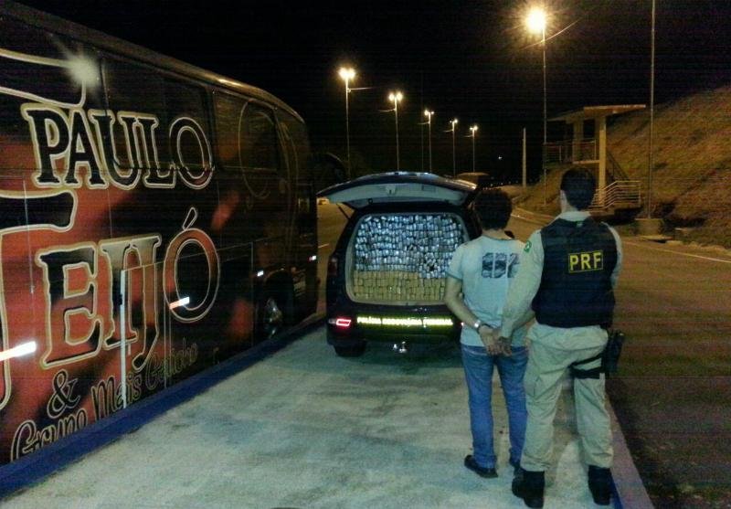 &Ocirc;nibus apreendido com maconha n&atilde;o pertence a vocalista de banda
