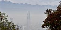 Santiago coberta por nevoeiro de poluição