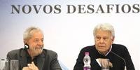 Lula recebeu no Instituto o ex-primeiro-ministro da Espanha Felipe González, do Partido Socialista Operário Espanhol 