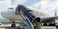 Airbus A380 da Emirates realiza pouso de emergência no Sri Lanka