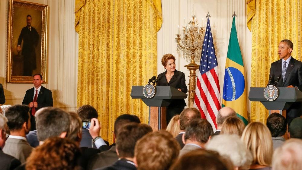O texto foi divulgado logo ap&oacute;s encontro da presidente Dilma Rousseff e do presidente Barack Obama, na Casa Branca