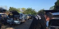 Polícia fechou desmanche de veículos em Capela de Santana
