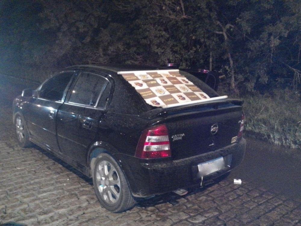 Assaltantes utilizavam ve&iacute;culo com placas de Alvorada 