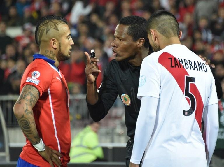 Argote, de 34 anos, apitou a semifinal da Copa Am&eacute;rica entre Peru e Chile