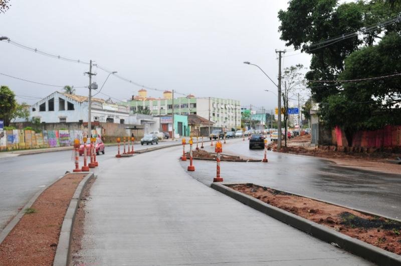 Trecho ter&aacute; um corredor com placas de concreto e sete metros de largura exclusivo para &ocirc;nibus