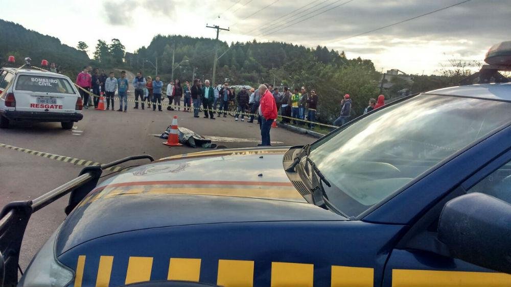 Caminhoneiro fugiu do local ap&oacute;s acidente, ocorrido no km 183