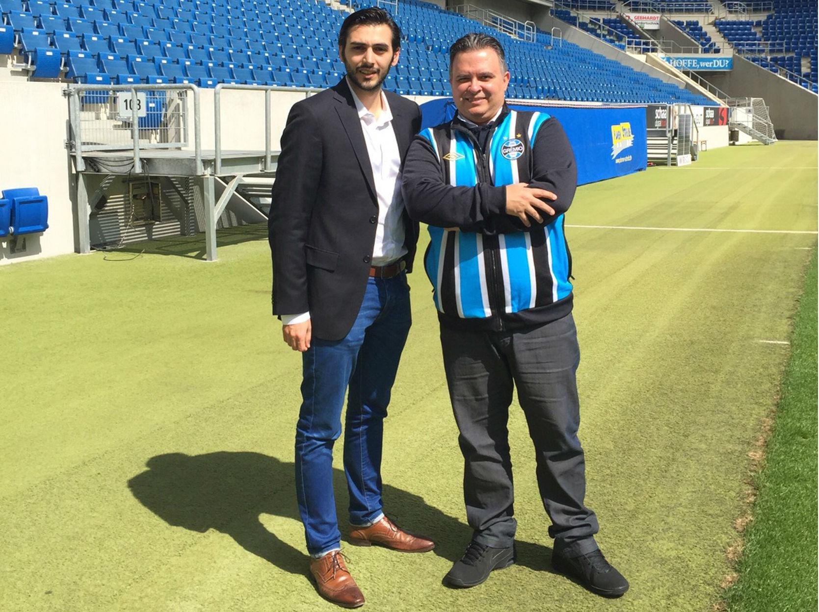 Vice Antonio Dutra visitou instala&ccedil;&otilde;es do Hoffenheim, pioneiro na utiliza&ccedil;&atilde;o do SAP