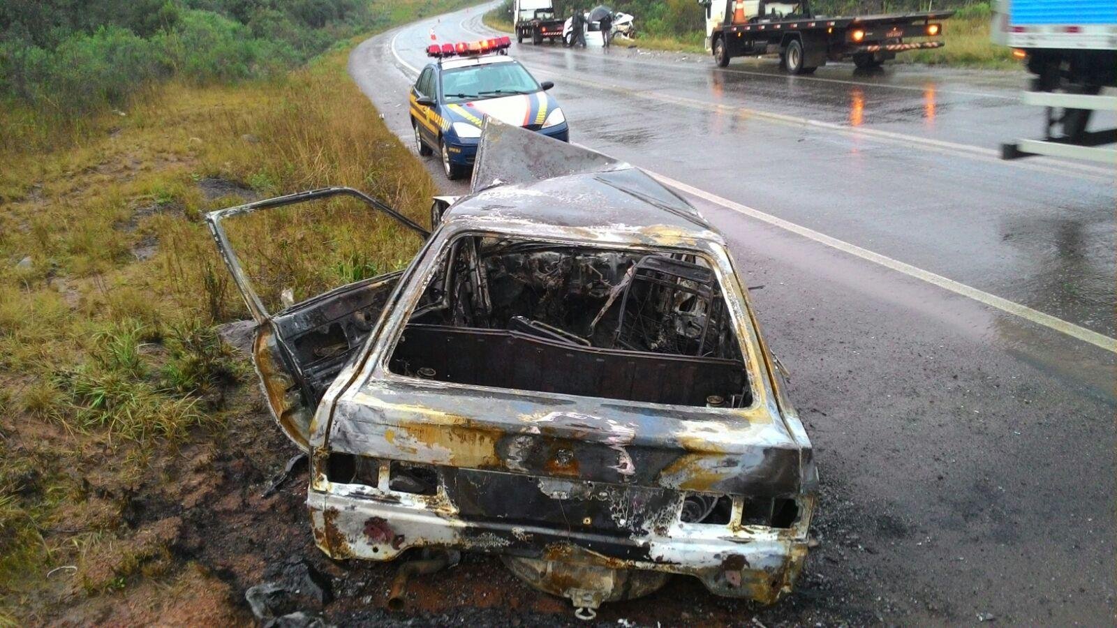 Colis&atilde;o frontal ocorreu no Km 203,2 da BR 285