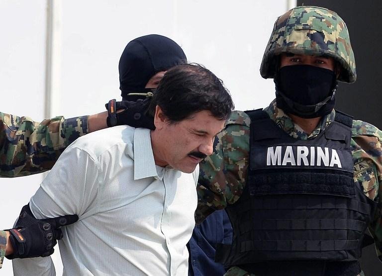 Depois de 13 anos foragido, Guzm&aacute;n foi novamente detido por oficiais da Marinha em seu reduto no estado de Sinaloa em 2014