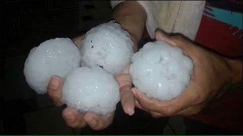 Granizo danifica ao menos 30 casas em Santo &Acirc;ngelo 