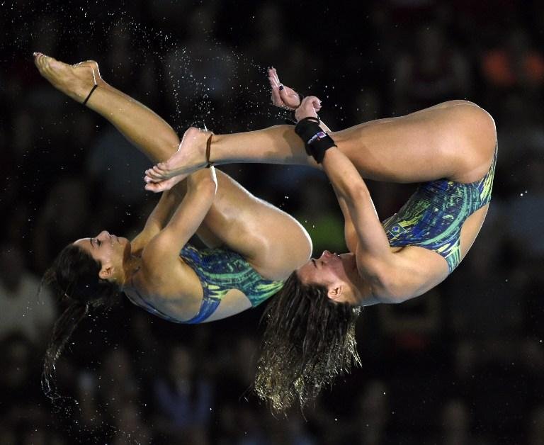 Ingrid e Giovanna disputaram a final da plataforma de 10 metros