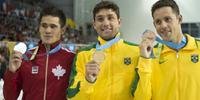 Thiago Simon conquistou o ouro e Pereira o bronze nos 200 metros peito