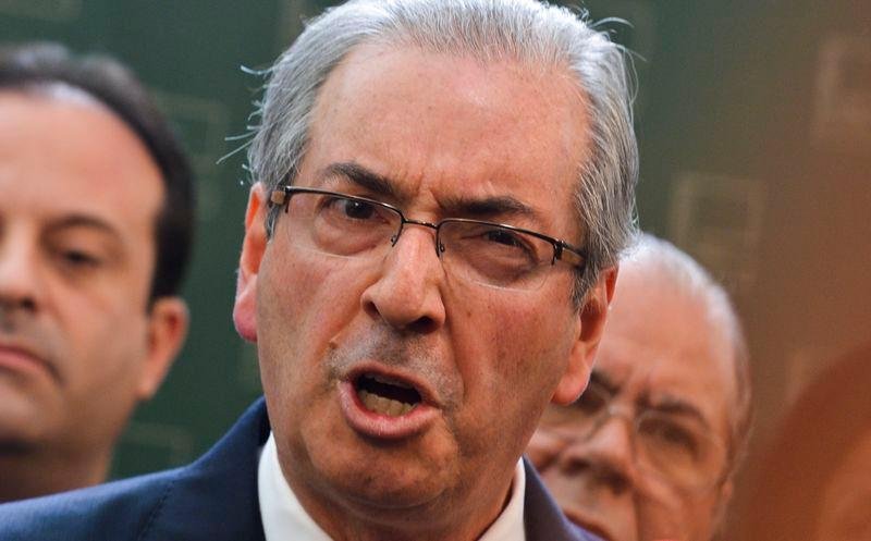 Eduardo Cunha anunciou um rompimento pol&iacute;tico do partido com o governo