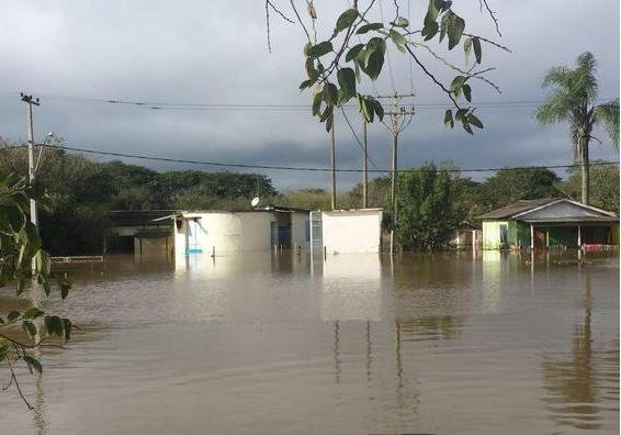 Bairro Olaria, em Cachoeirinha, &eacute; um dos mais afetados