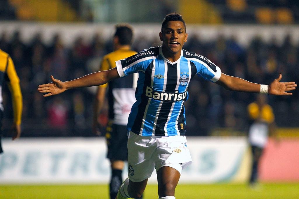 Pedro Rocha marcou sete gols em 21 jogos com a camisa do Gr&ecirc;mio