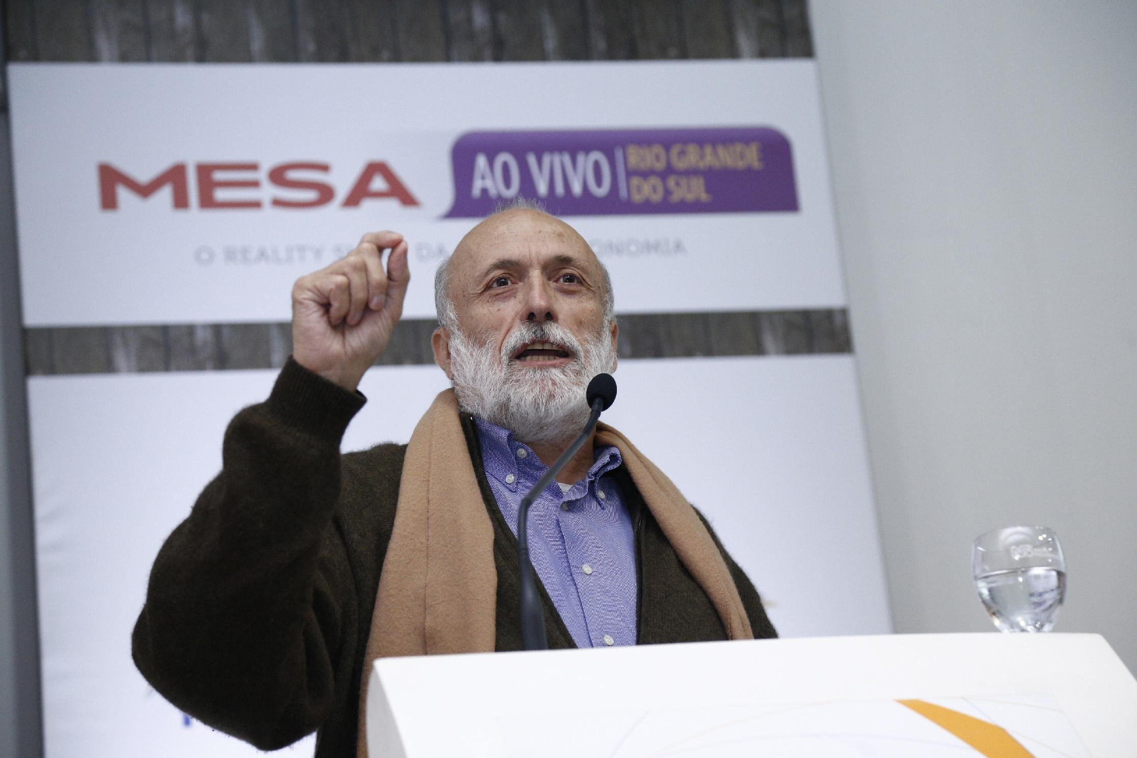 O italiano Carlo Petrini, fundador do Slow Food