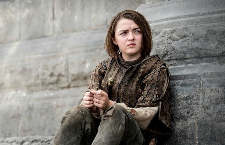 Cena da personagem Arya Stark na quinta temporada de GoT