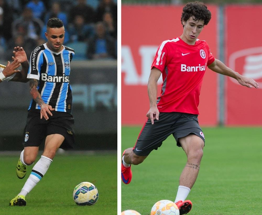 Luan e Rodrigo Dourado est&atilde;o pendurados com dois cart&otilde;es amarelos