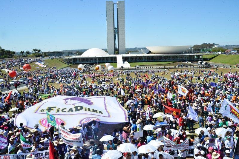 A Marcha das Margaridas percorreu a Esplanada dos Minist&eacute;rios