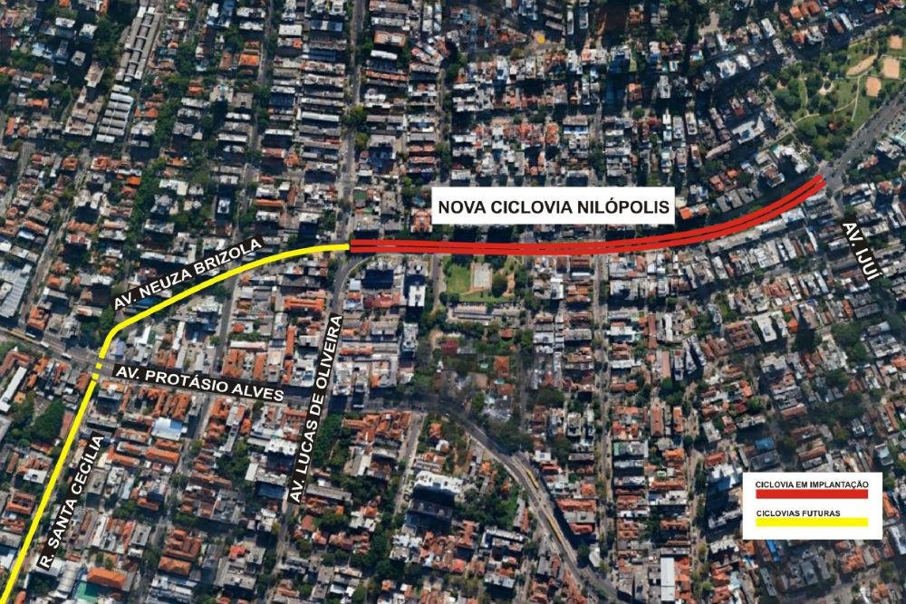 Ciclovia ser&aacute; constru&iacute;da entre Lucas de Oliveira e Iju&iacute;