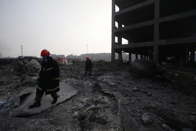 Sobe para 112 o n&uacute;mero de mortos nas explos&otilde;es na China