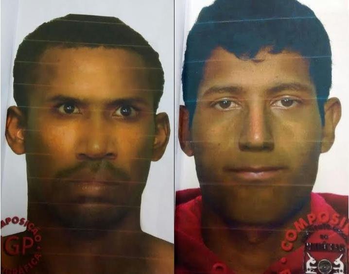 Retratos falados foram embasados em depoimentos de mais dez testemunhas