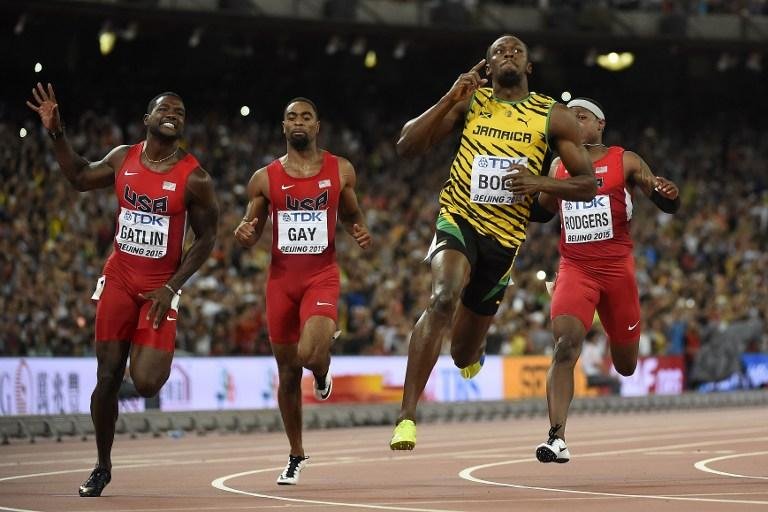 Bolt comemora mais uma conquista