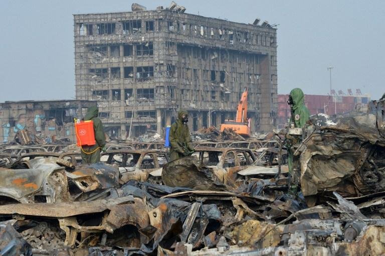 China prende 12 pessoas por explos&otilde;es em Tianjin