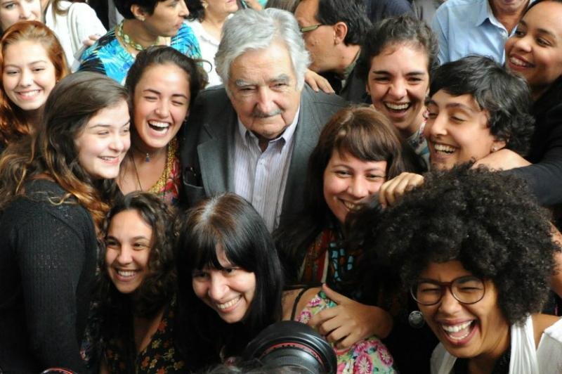 Mujica palestrou para cerca de 400 pessoas 