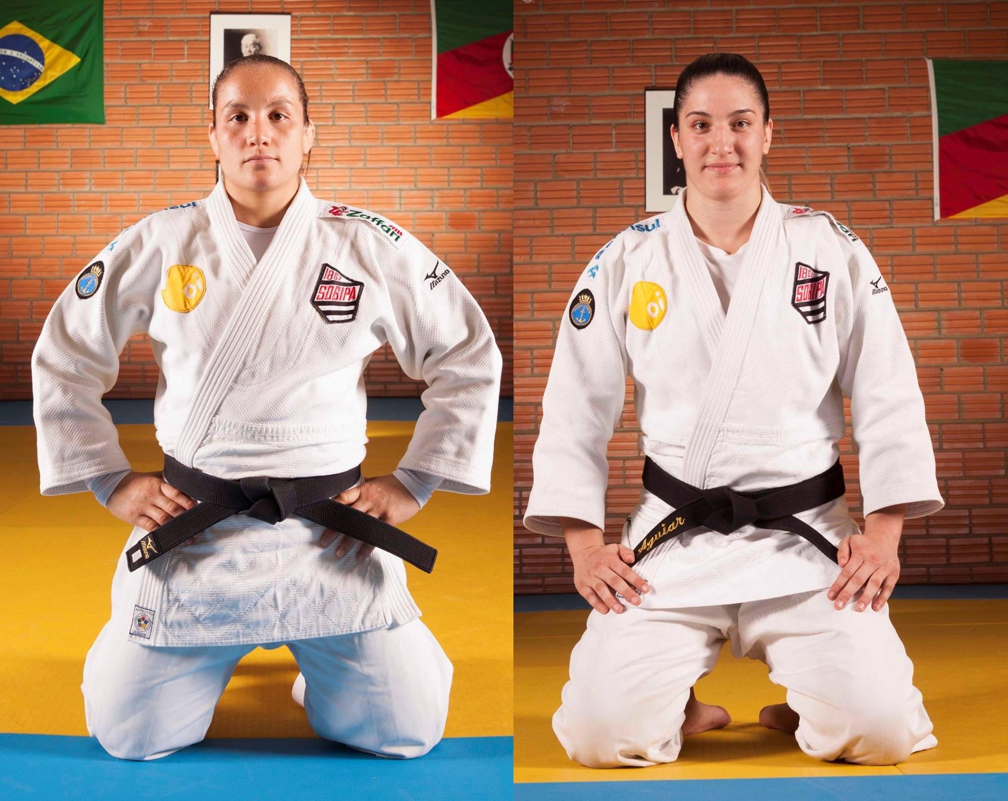 Maria Portela e Mayra Aguiar s&atilde;o atletas da Sogipa