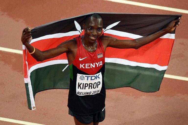 Asbel Kiprop venceu os 1500 metros e garantiu a lideran&ccedil;a do Qu&ecirc;nia no quadro de medalhas