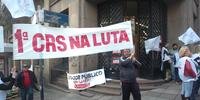 Servidores da Farmácia do Estado protestam em Porto Alegre 