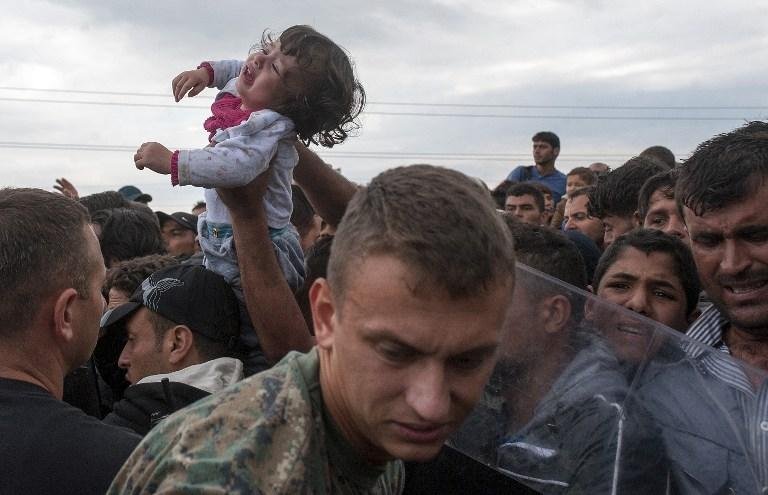 Quase 7,6 mil migrantes entraram na Maced&ocirc;nia em 12 horas