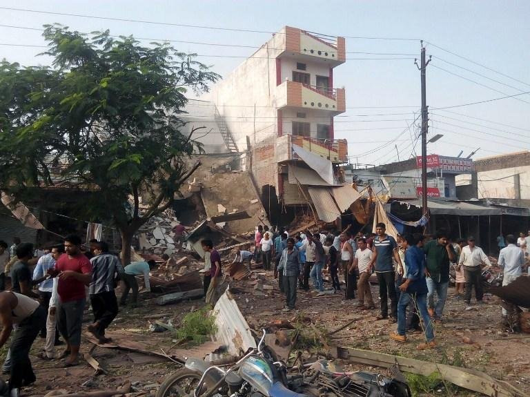 Explos&atilde;o de botij&atilde;o de g&aacute;s deixa mais de 100 mortos na &Iacute;ndia