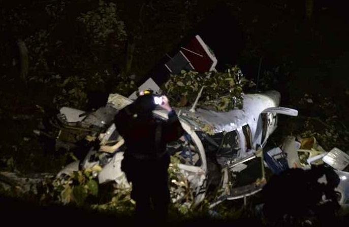 Mau tempo teria causado o choque da aeronave contra uma montanha