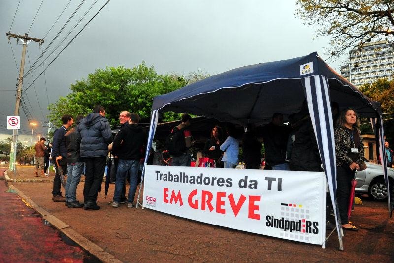 Servidores da Procergs iniciaram greve