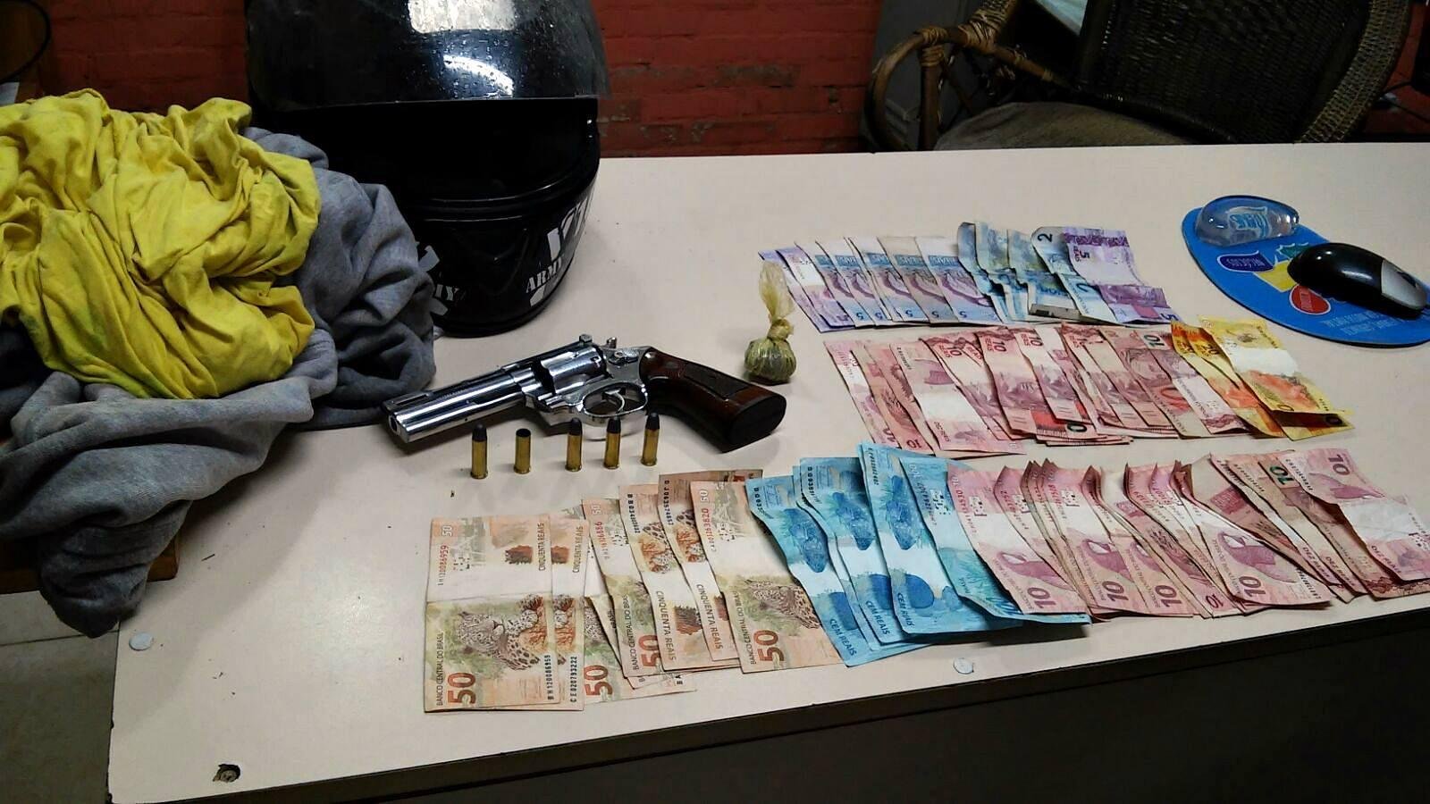 Parceiro foi preso ap&oacute;s assalto a mercado