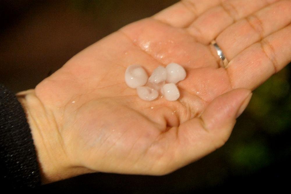 Granizo segue presente em pontos do Estado