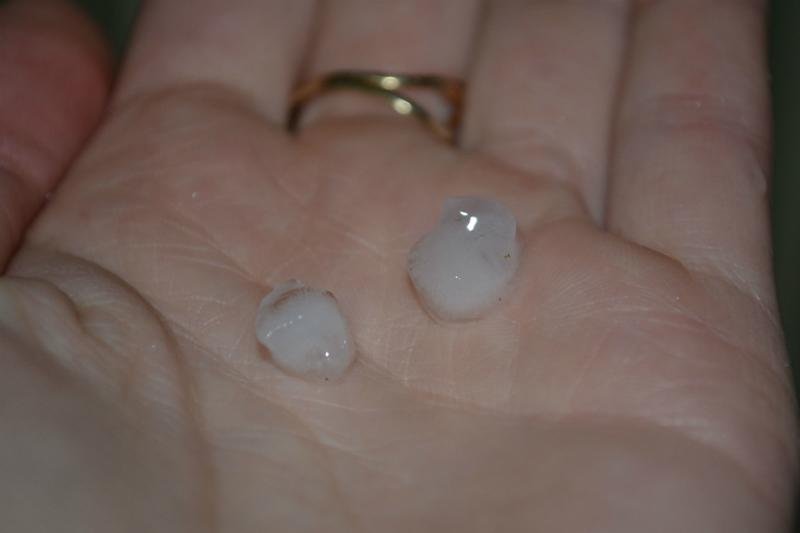 Granizo atingiu Sul do Estado