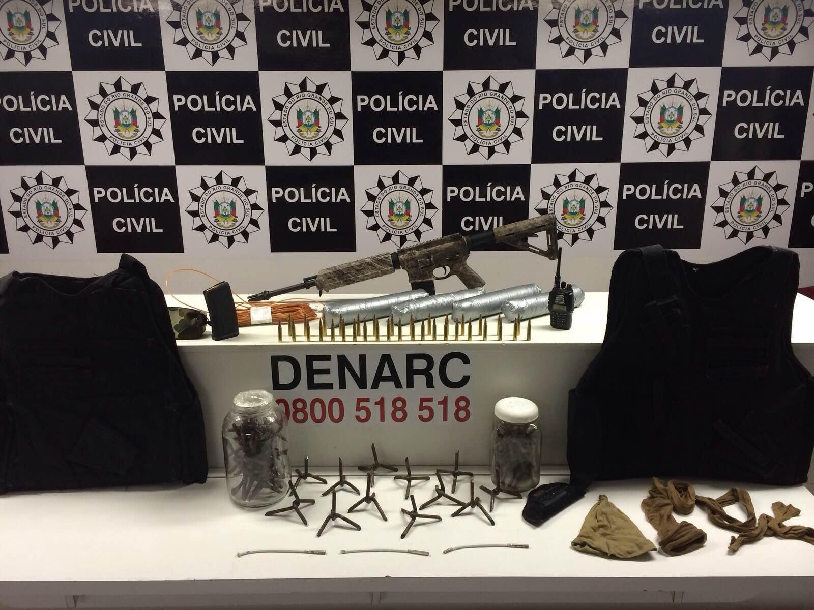 Fuzil &eacute; apreendido em casa de S&atilde;o Leopoldo