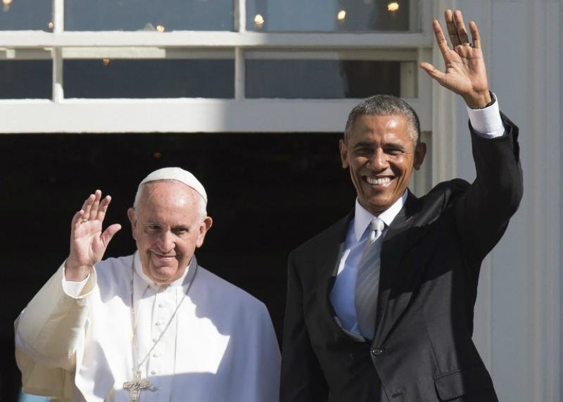 Francisco se reuniu com Obama durante viagem aos Estados Unidos 