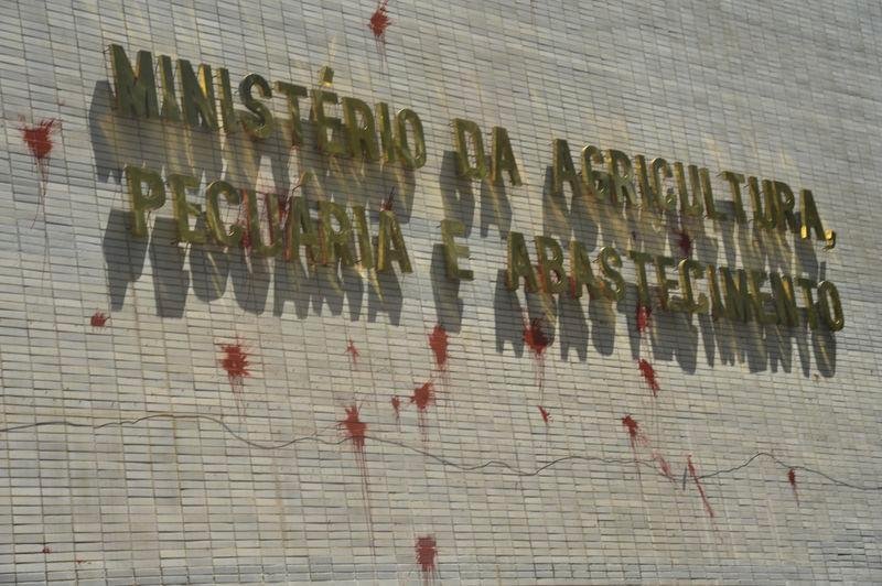 Integrantes do MST entraram no Minist&eacute;rio da Agricultura