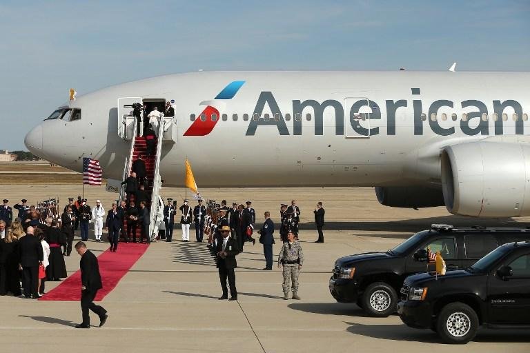 Papa chega a Nova Iorque, segunda etapa de sua viagem aos Estados Unidos