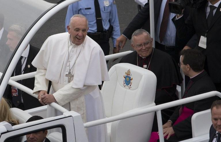 Papa lembrou de Buenos Aires ao passar por s&iacute;mbolos da cidade dos Estados Unidos