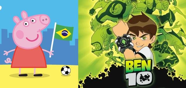 Peppa &eacute; um dos itens mais procurados para meninas e Ben 10, para meninos
