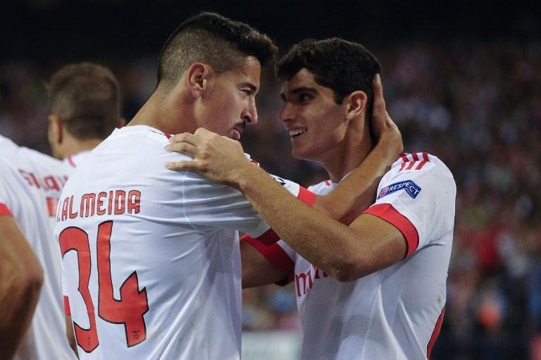 Guedes marcou o gol da vit&oacute;ria para os portugueses