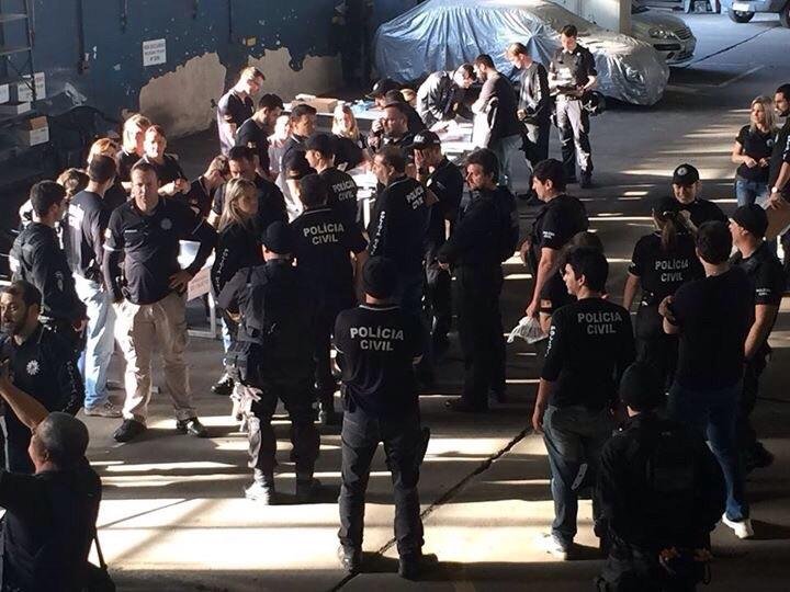Cerca de 600 agentes da Pol&iacute;cia Civil foram mobilizados para a a&ccedil;&atilde;o
