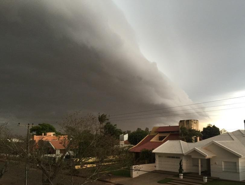 Temporal chegou a S&atilde;o Borja ainda na sexta-feira