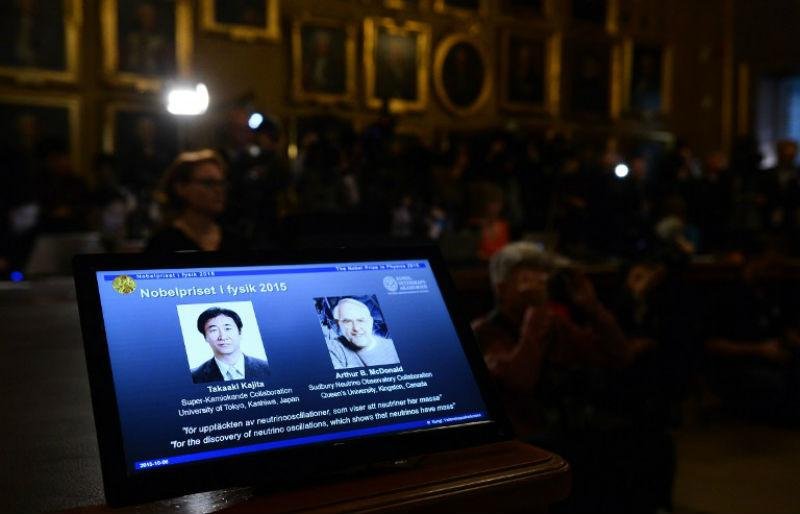 Japon&ecirc;s e canadense levan Nobel de F&iacute;sica por trabalhos sobre neutrinos