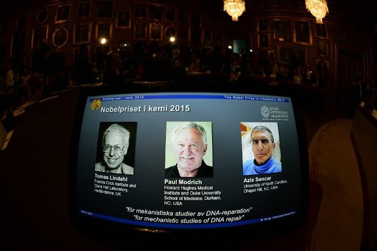 Trio foi anunciado como vencedor do Nobel de Qu&iacute;mica